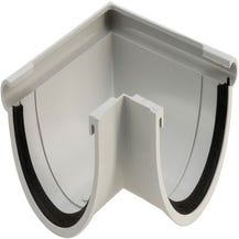 Angle extérieur PVC gris à joint développé 33 cm