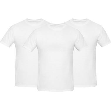 T-shirt de travail blanc T.L lot de 3 - KAPRIOL