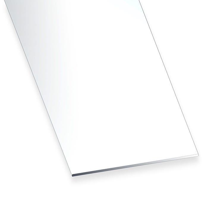 Profilé plat PVC l.100 mm x L.260 cm - CQFD blanc  - CQFD