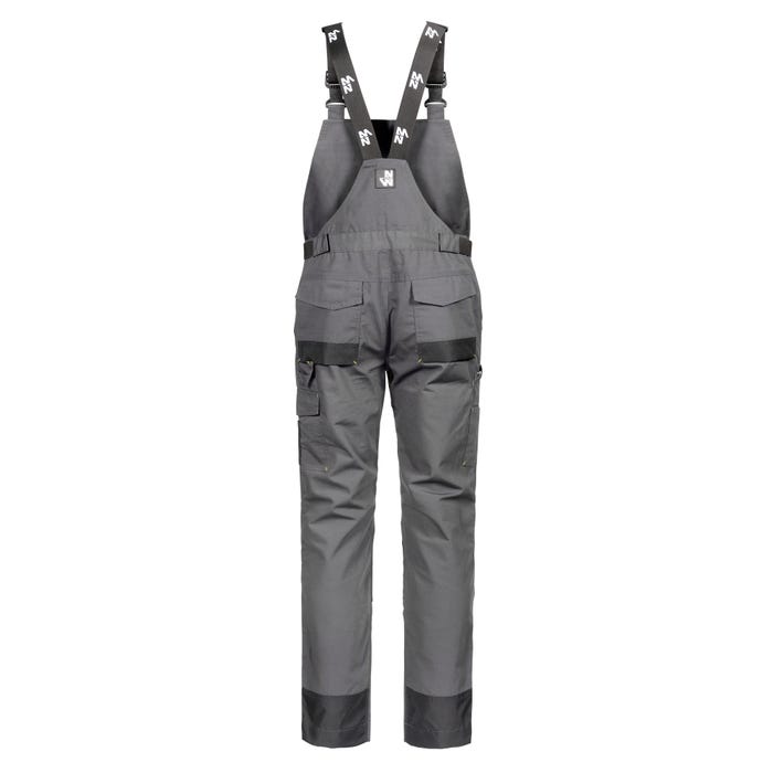 Salopette de travail Gris Noir T.S STAMPE NORTH WAYS
