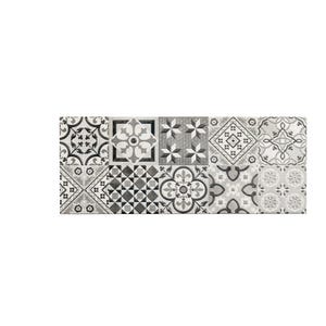 Décor gris motif l.20 x L.50 cm Sacha