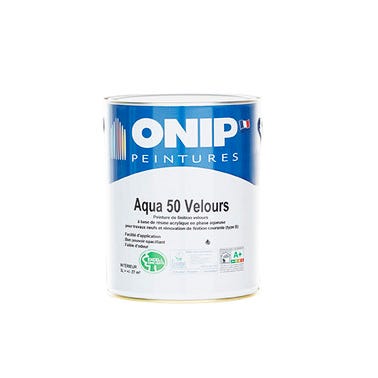 Sous-couche plaque de plâtre acrylique velours 3 L Aqua50 - ONIP