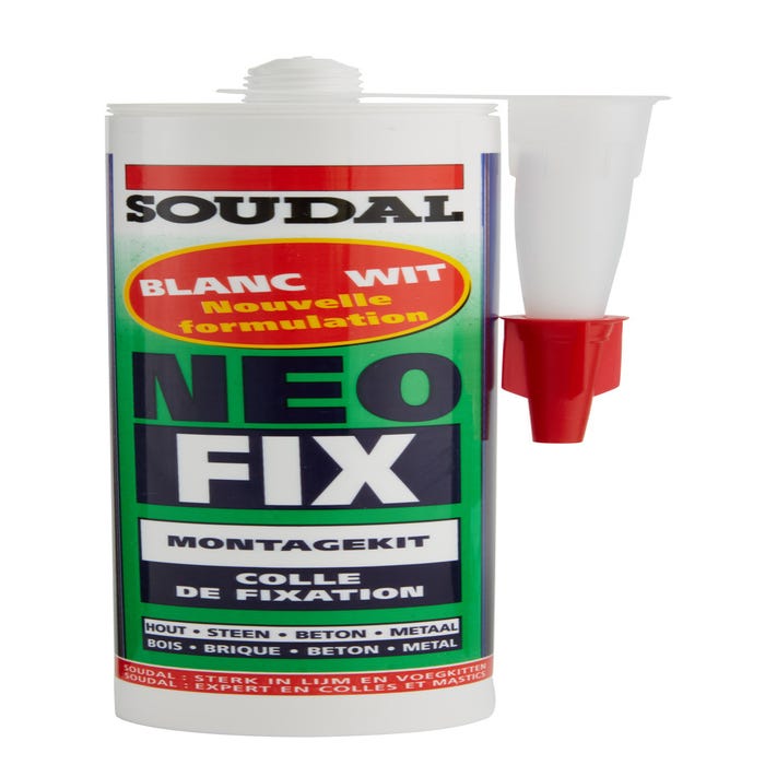 Colle de fixation solvantée 310 ml Neofix - SOUDAL