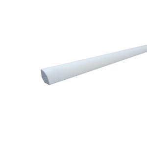 Quart de rond en PVC blanc 15 mm Long.2,6 m - SOTRINBOIS