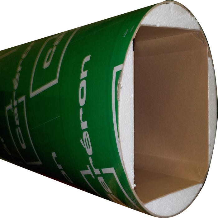 Tube de coffrage careron 25 x 25 cm Long.3 m