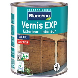 Vernis EXP extérieur et intérieur brillant incolore 1 L - BLANCHON