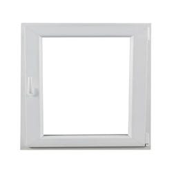 Fenêtre PVC H.75 x l.60 cm oscillo-battant 1 vantail tirant droit blanc