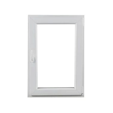 Fenêtre PVC H.75 x l.80 cm oscillo-battant 1 vantail tirant gauche blanc