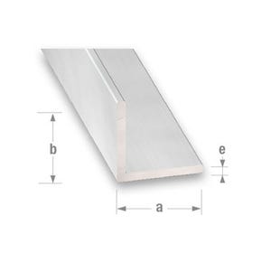 Cornière aluminium anodisé 30 x 30 x 1,5 mm L.100 cm