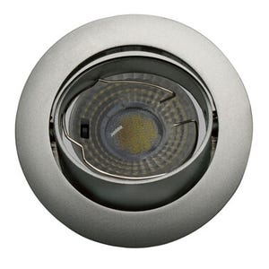 Spots LED orientables gris lot de 5 - SLID