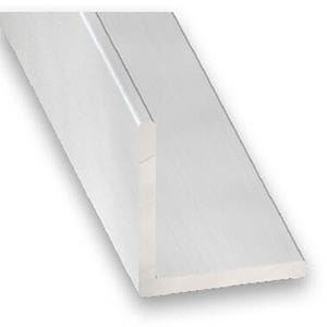 Cornière aluminium anodisé 20 x 20 x 1,5 mm L.100 cm