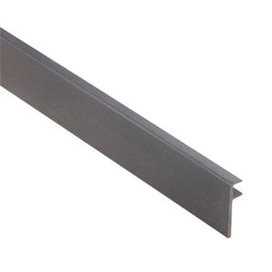 Profil de finition composite gris Ep.3,5 x l.10 x L.300 cm