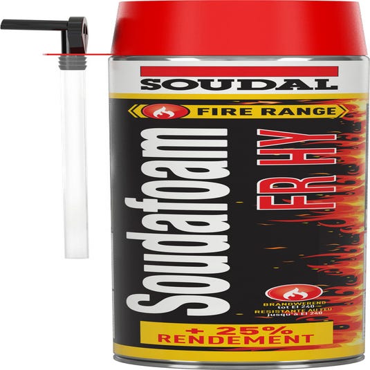Mousse expansive feu manuelle 750 ml Soudafoam FR HY  - SOUDAL