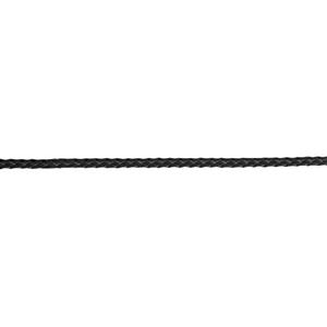 Corde tressée polypropylène noir, résistance rupture indicative 200kg, diamètre 4mm