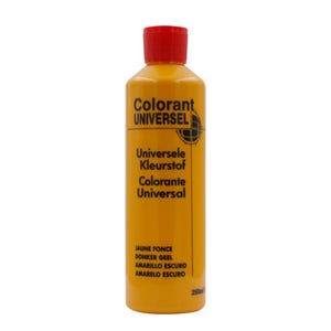 Colorant universel pour peinture aqueuse ou solvantée jaune fonce 250ml