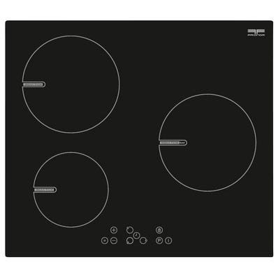 Plaque de cuisson à induction sensitive 3 zones en verre noir - PI63 FRIONOR
