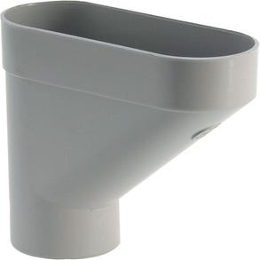 Jambonneau PVC gris Diam.80 mm - GIRPI