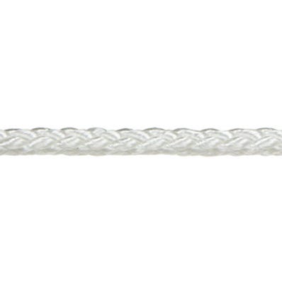 Cordage tressé polyamide blanc 4,5 mm Long.1 m