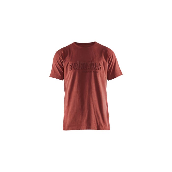 T-shirt de travail 3D rouge T.M - BLAKLADER