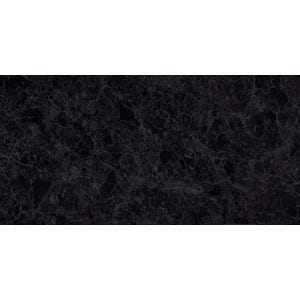 Carrelage sol intérieur effet marbre l.30x L.60cm - Marble Mix Black