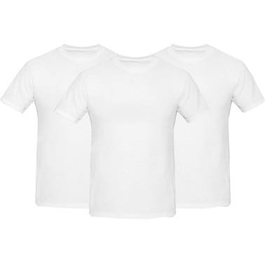 T-shirt de travail blanc T.XXL lot de 3 - KAPRIOL