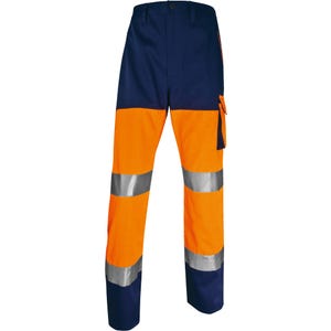 Pantalon de travail haute visibilité orange T.XL PANOSTYLE - DELTA PLUS