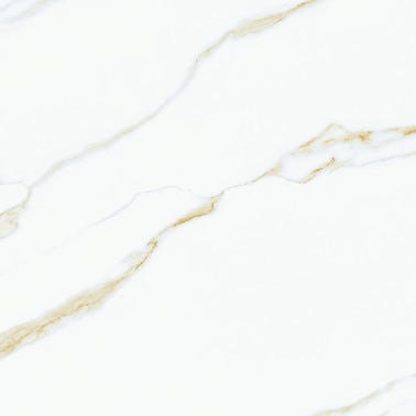 Carrelage sol intérieur effet marbre l.60x L.60cm - Marble Vision Calacata