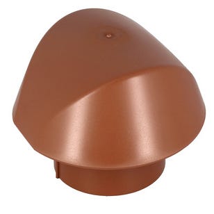 Chapeau de ventilation terracotta Diam.100 mm - NICOLL