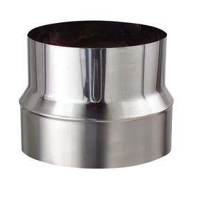 Réduction inox diamètre 130/125 mm