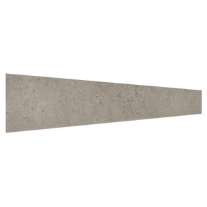 Plinthe carrelage effet pierre H.7 x L.60 cm - Candy light grey (lot de 6)