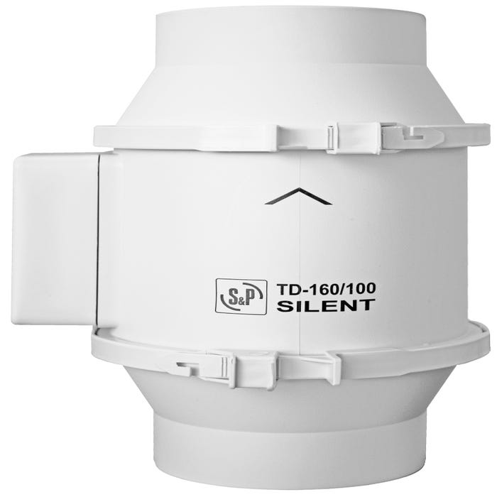 Ventilateur de gaine Silent TD Diam 100 mm 160/100 - S&P