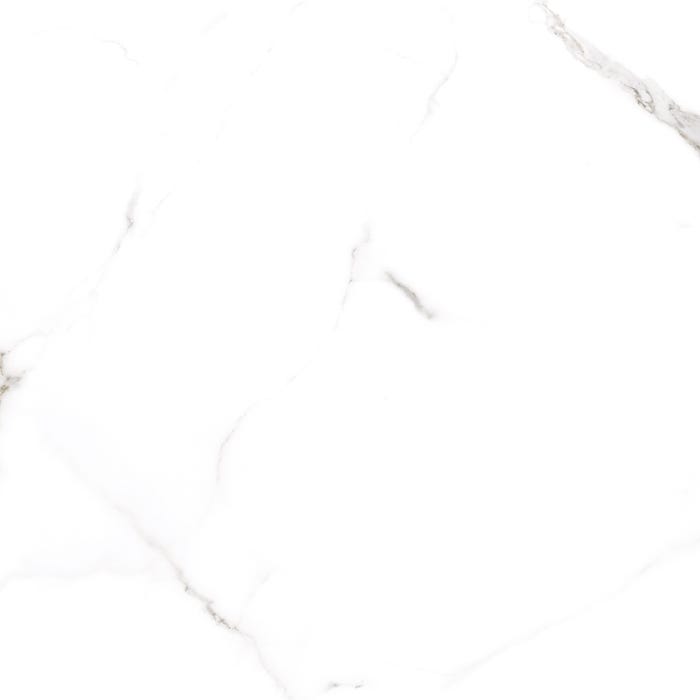 Carrelage sol intérieur effet marbre l.60x L.60cm - Florencia Blanc