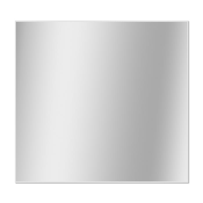Miroir rectangulaire bords biseautés l.80 x H.60 cm