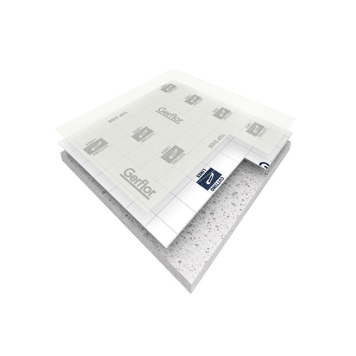 Sous-couche sol PVC, isolation phonique, Ep.1,50 mm 10m²