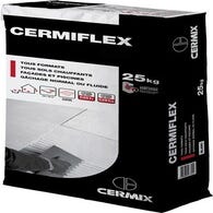 Mortier colle carrelage C2S1E/C21EG blanc 25 kg Cermiflex - CERMIX