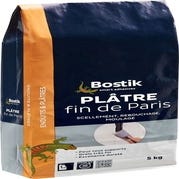 Plâtre fin de Paris en poudre intérieur 5 kg - BOSTIK