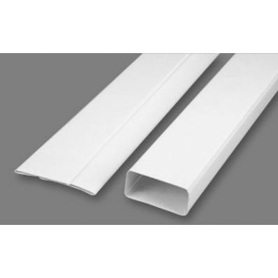Conduit rectangulaire PVC rigide L.110 x l.40 mm L.1,5 m - S&P 