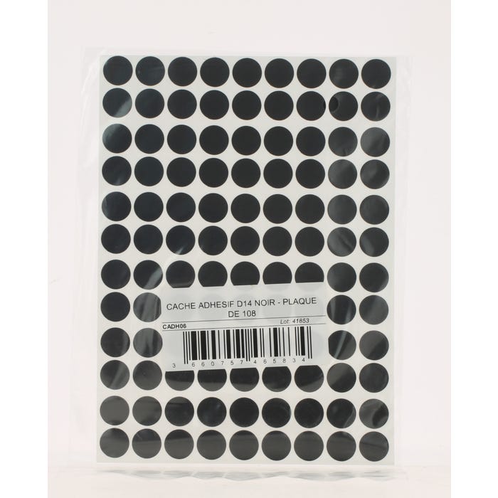 Cache adhesif d14 noir - par 108 - VISWOOD