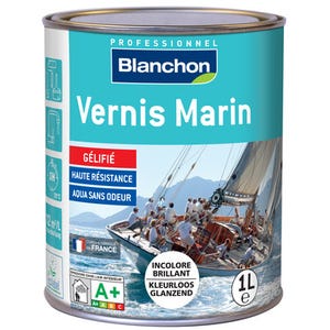 Vernis marin satin incolore 1 L - BLANCHON