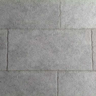 Carrelage sol extérieur effet pierre l.30 x L.60 cm - Amboise Gris