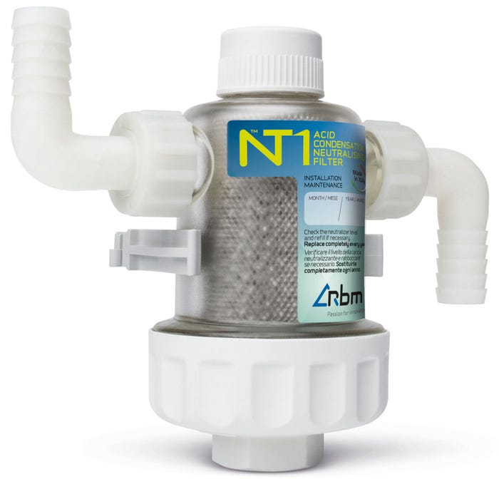 Filtre neutralisant de condensat acide NT1 pour chaudière à condensation - RBM