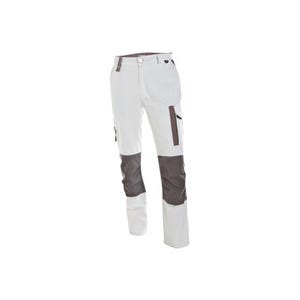 Pantalon de travail blanc white &amp, pro molinel taille 40