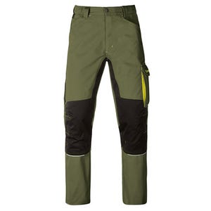 Pantalon de travail Vert olive/Noir T.L KAVIR- KAPRIOL