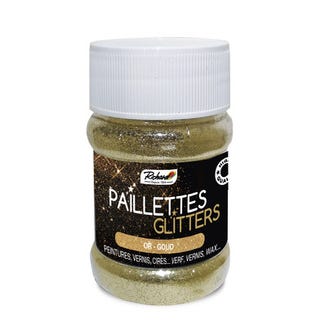 Additif paillettes or pot 80g