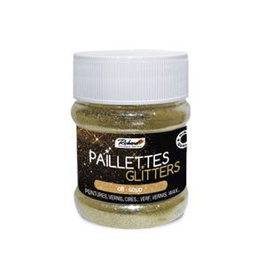 Additif paillettes or pot 80g