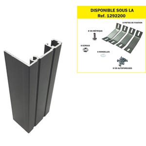 KIT TAPEES d'isolation 100-120MM 215X210 GRIS