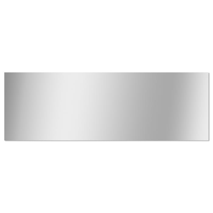 Miroir rectangulaire bords polis l.150 x H.50 cm