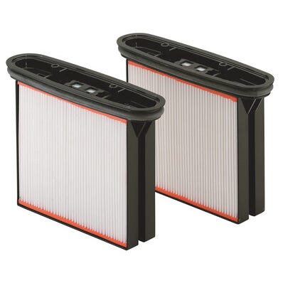Lot de 2 nano-cassettes filtres PE classe M pour aspirateur de chantier - 631894000 METABO