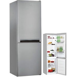 Réfrigérateur combiné pose libre 308 L Silver - LI7S1ES INDESIT