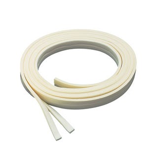 Joint mousse PVS blanc Ep.1-4 mm Long.5 m